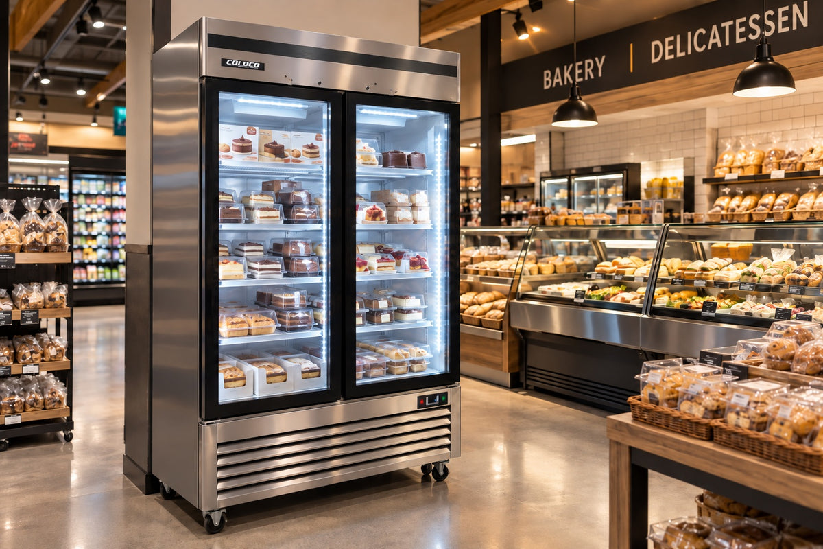 54.5" 2-Door Stainless Steel Freezer / BGSS-2F