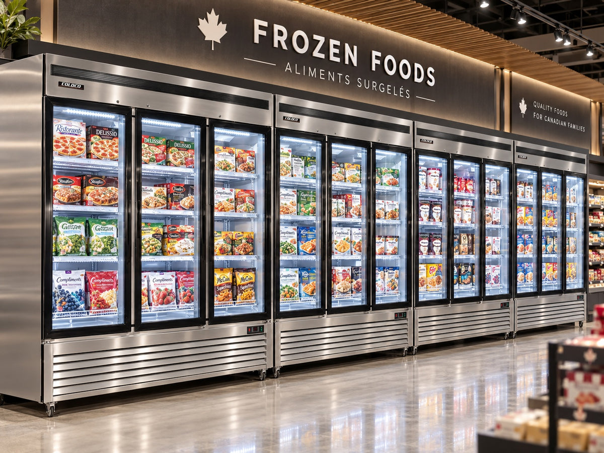 82" 3-Door Stainless Steel Freezer / BGSS-3F