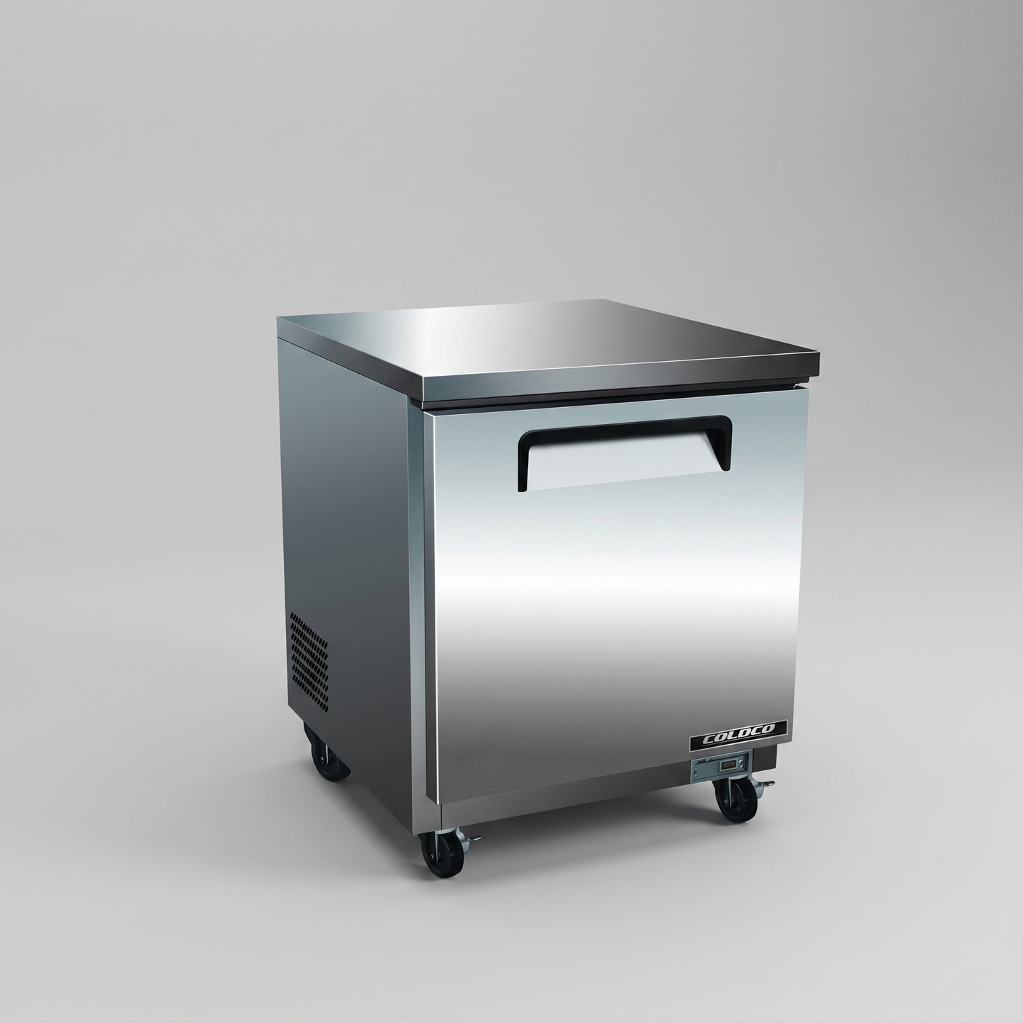 27.5" Under Counter Refrigerator, Stainless Steel Exterior & Interior | CUC-27R-HC