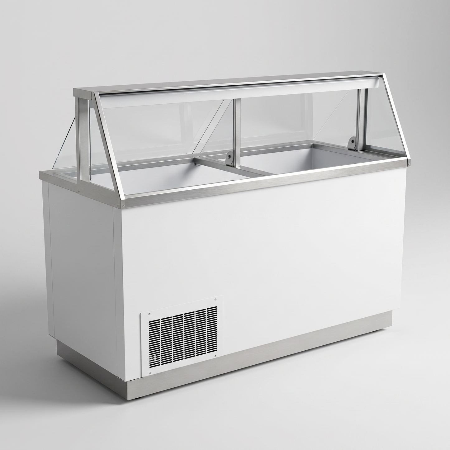 68″ 12 TUB ICE CREAM DIPPING DISPLAY, LED LIGHTING | DDC-68-HC