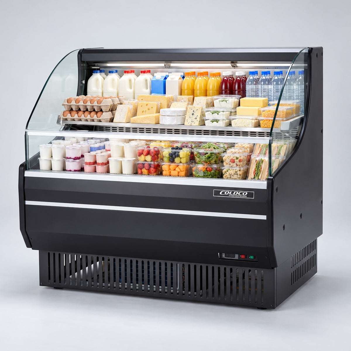 51" Length Low Profile Open Display Showcase / OML-50