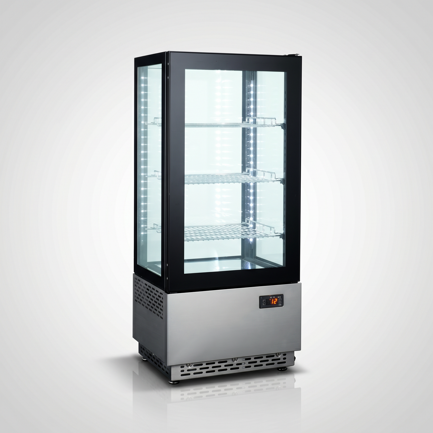 39" Height Straight Glass Refrigerated Display Case | ST-78S
