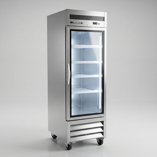 27" 1-Door Stainless Steel Freezer | BGSS-27FG-HC
