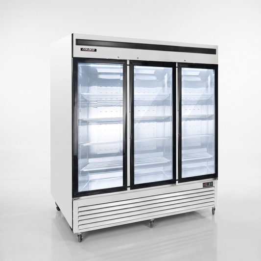 82" 3-Door Stainless Steel Freezer | BGSS-3F