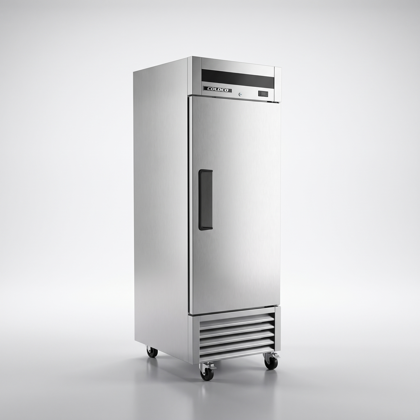 27" 1-Door Stainless Steel Refrigerator Solid Door | BSD-1R