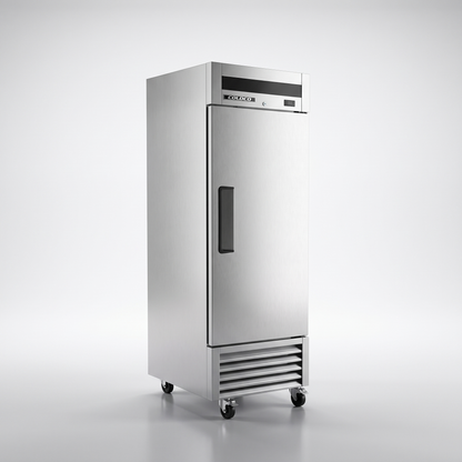 27" 1-Door Stainless Steel Refrigerator Solid Door / BSD-1R