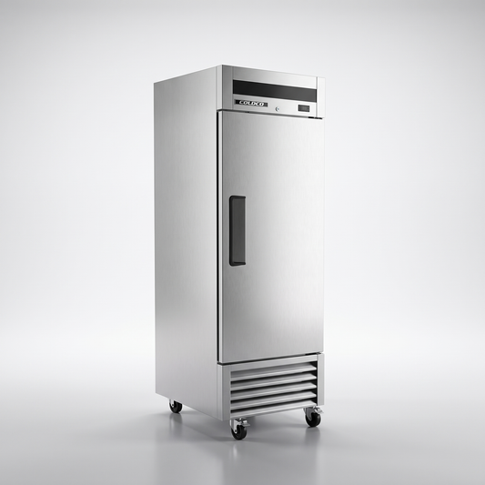 27" 1-Door Stainless Steel Freezer, Narrow Depth | BSD-19F-HC