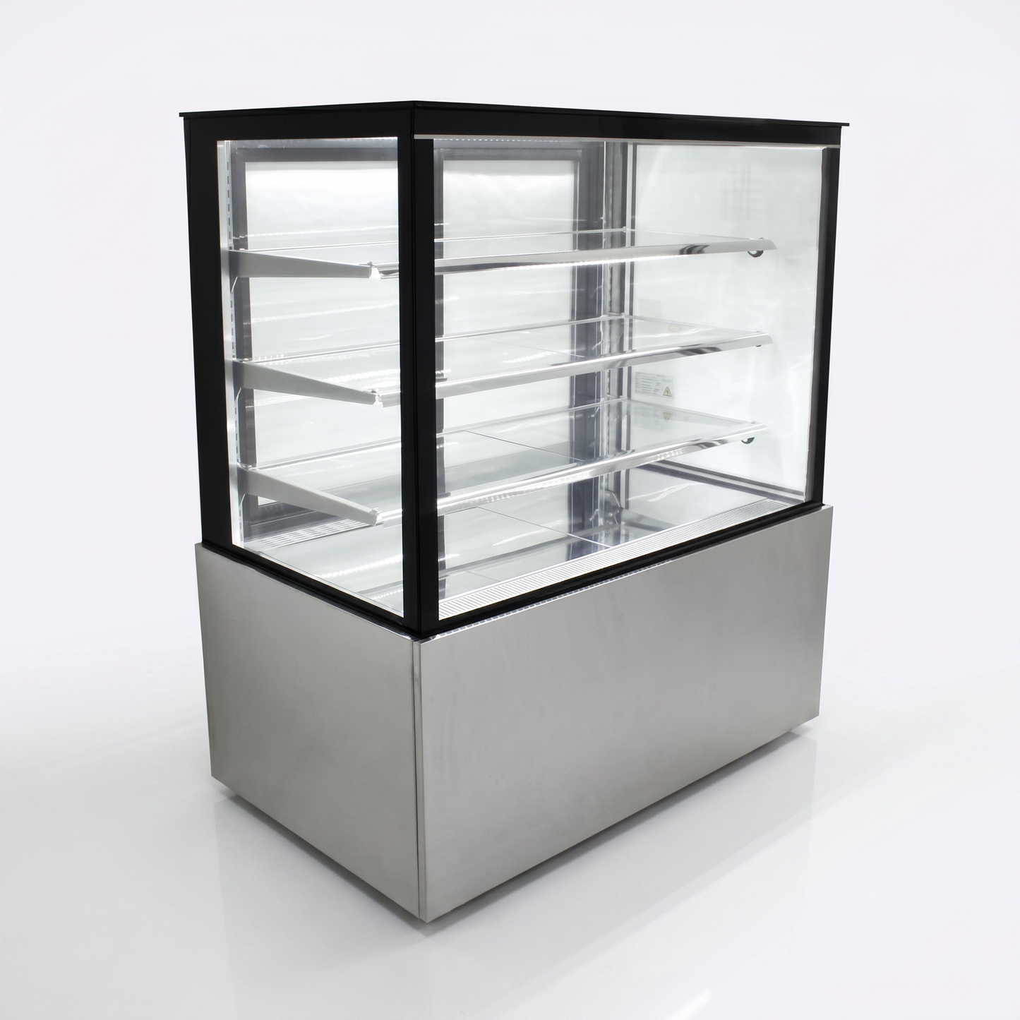 72" Bakery Showcase / Cake Display - Stainless Steel | CD-72-3