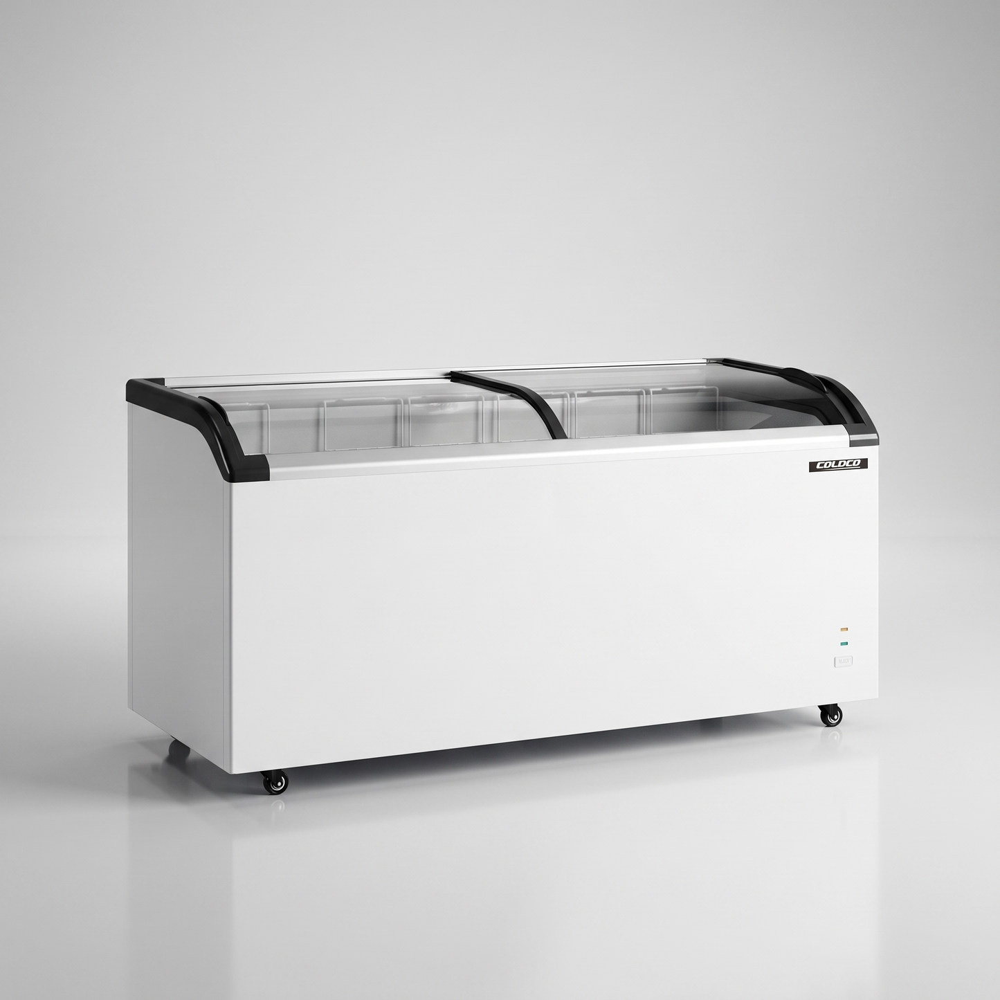 50″ Sliding Glass Top Freezer, White Exterior | Model CSD-50F
