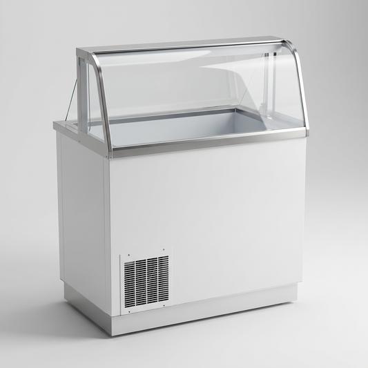 47″ 8 TUB ICE CREAM DIPPING DISPLAY, LED LIGHTING | DDC-48-HC