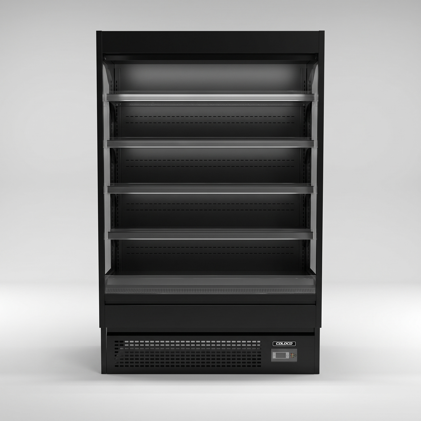 76.5" Black Exterior/Interior Vertical Air Curtain, Open Merchandiser | OM-76-B