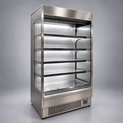 40" Stainless Steel Vertical Air Curtain, Open Merchandiser / OM-40-S