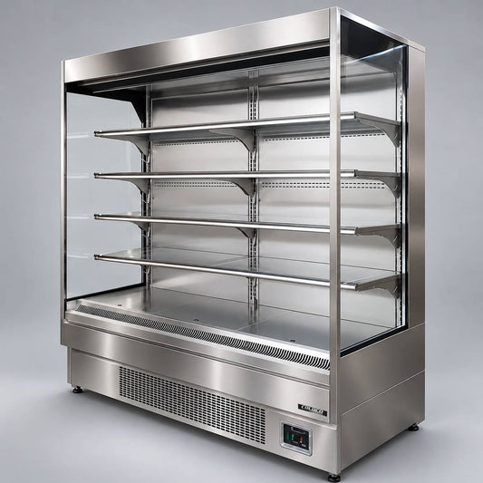 76.5" Stainless Steel Vertical Air Curtain, Open Merchandiser / OM-76-S