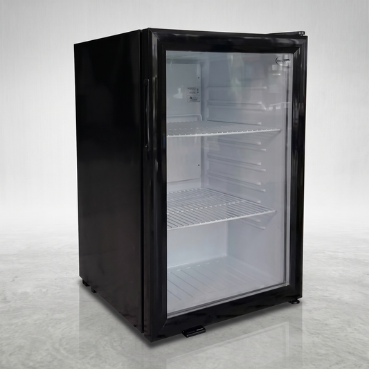 27″ Height Counter Top Refrigerator, Black Exterior, White Interior | SC68