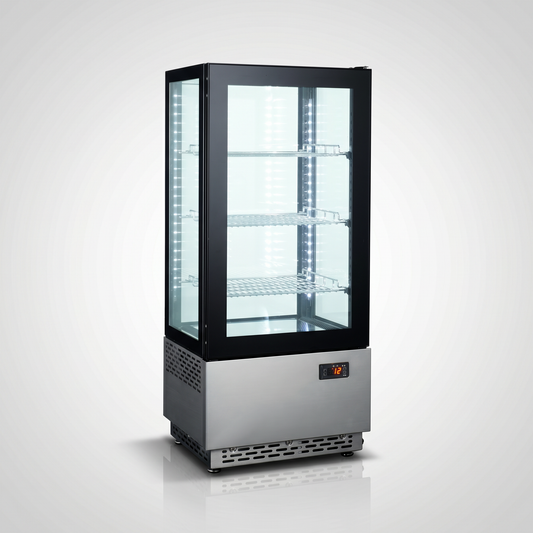 39" Height Straight Glass Refrigerated Display Case | ST-78S