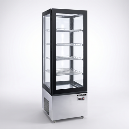 75" Height Refrigerated Display Case - Stainless Steel / ST-400S